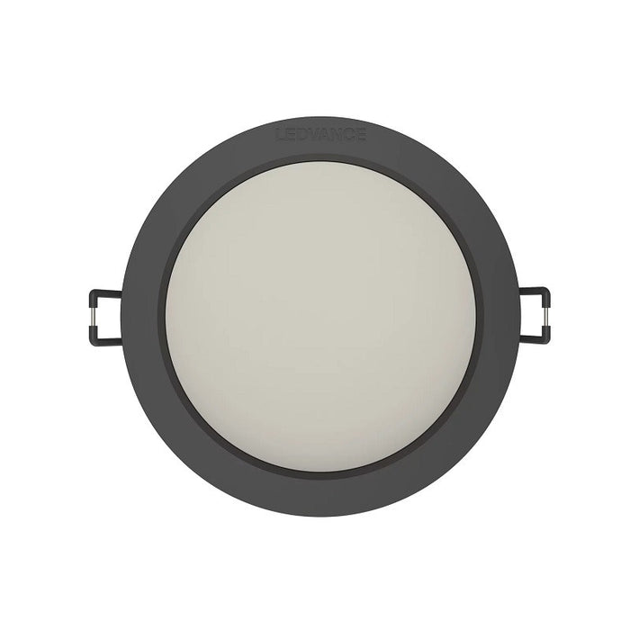 LED MOON DL IP44 DN 115 8W 830 880LM BLACK LEDVANCE