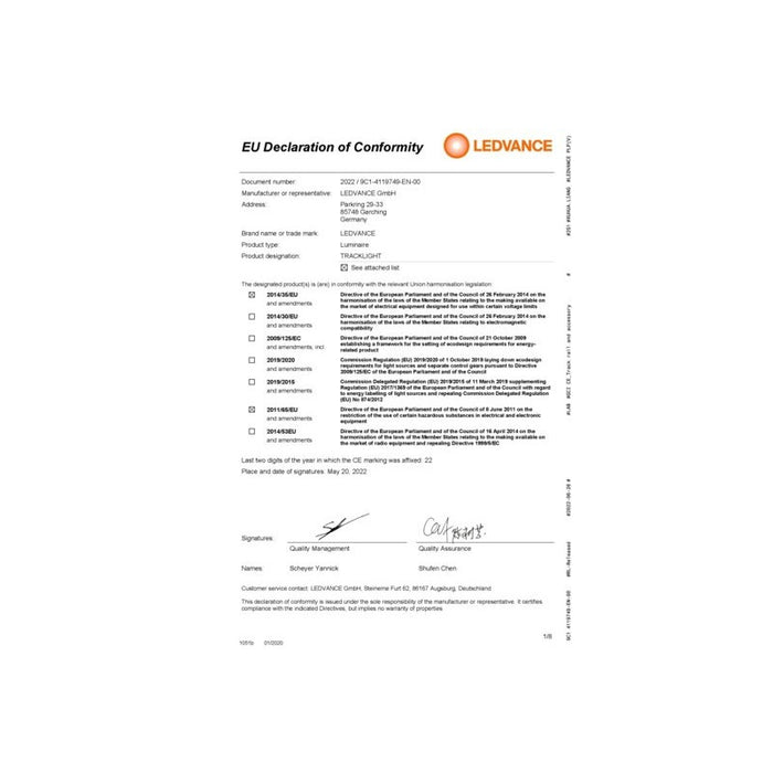 TRACKLIGHT FLEXIBLE CONNECTOR WT LEDVANCE