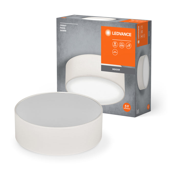 CEILING LAMP E27 30CM WHITE LEDVANCE PARIS