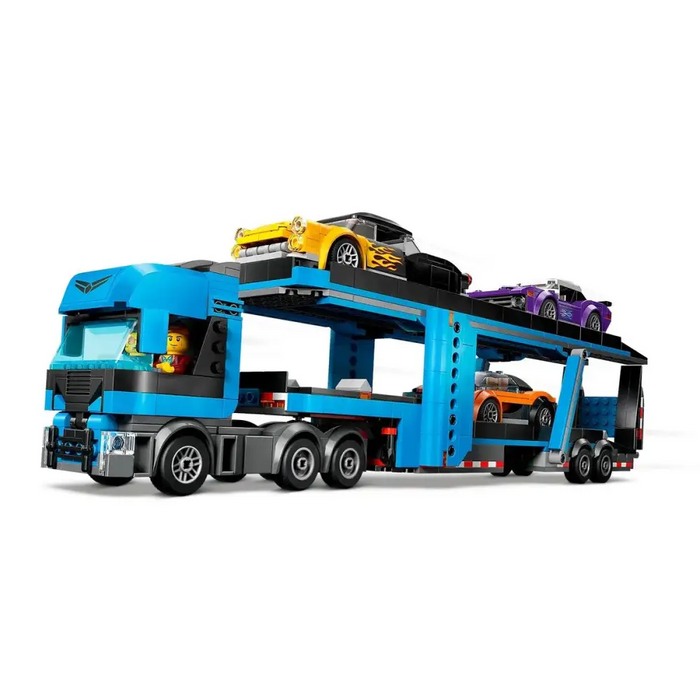 LEGO CITY 60408 Car Transporter Truck with Sports Cars - LEGOKLO-LEG<<<Construction
