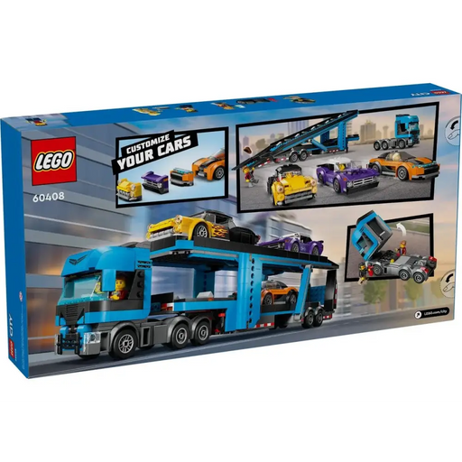 LEGO CITY 60408 Car Transporter Truck with Sports Cars - LEGOKLO-LEG<<<Construction