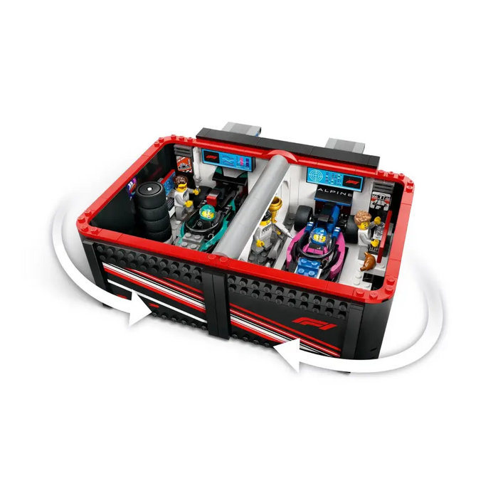 LEGO CITY 60444 F1 Garage & Mercedes-AMG & Alpine Cars - LEGOKLO-LEG<<<Construction setKLO<<<ActionPL