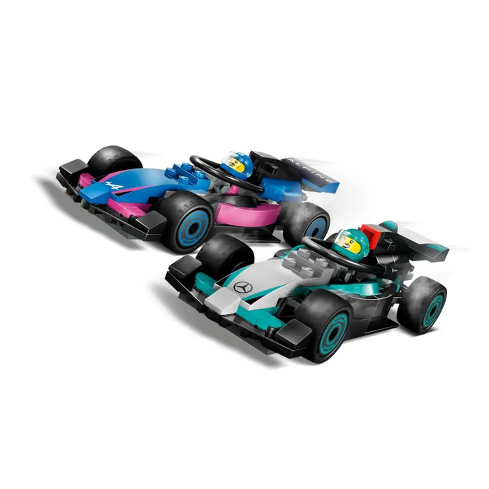 LEGO CITY 60444 F1 Garage & Mercedes-AMG & Alpine Cars - LEGOKLO-LEG<<<Construction setKLO<<<ActionPL