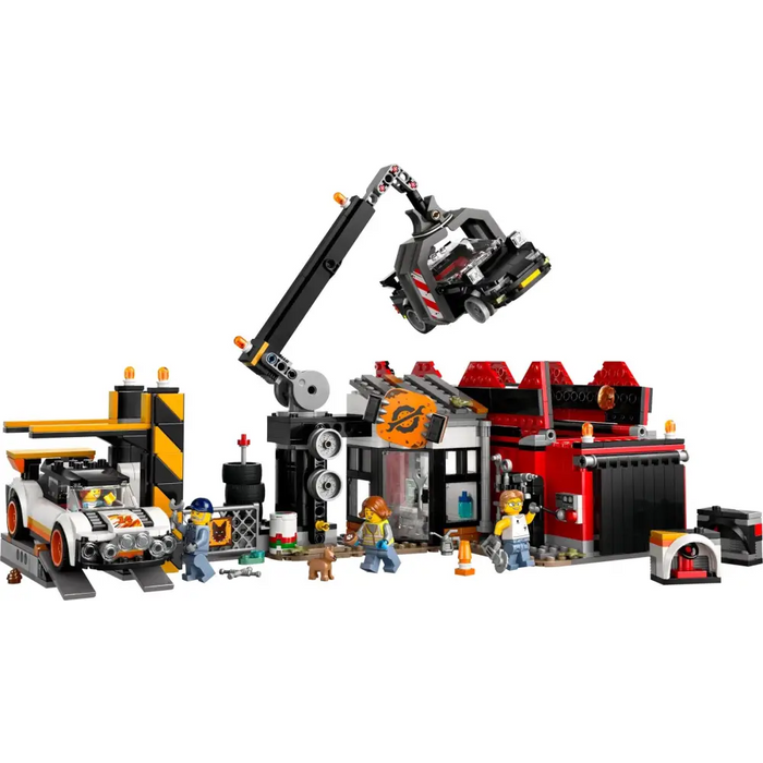 LEGO CITY 60472 Scrapyard with Cars - LEGOKLO-LEG<<<Construction setKLO<<<ActionPL