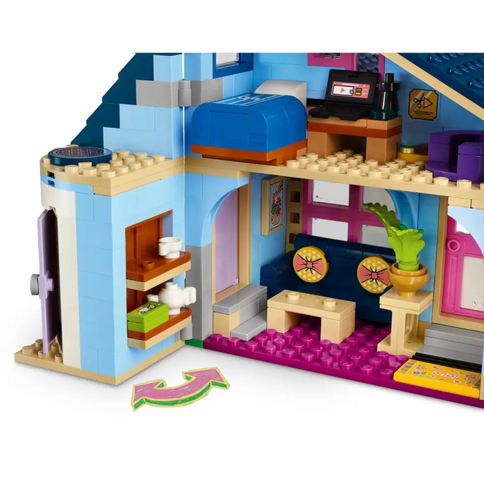 LEGO FRIENDS 42620 OLLY AND PAISLEY’S FAMILY HOUSES - LEGOKLO-LEG<<<Construction