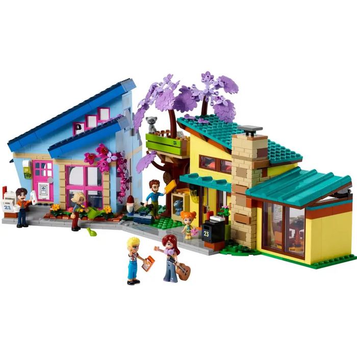 LEGO FRIENDS 42620 OLLY AND PAISLEY’S FAMILY HOUSES - LEGOKLO-LEG<<<Construction