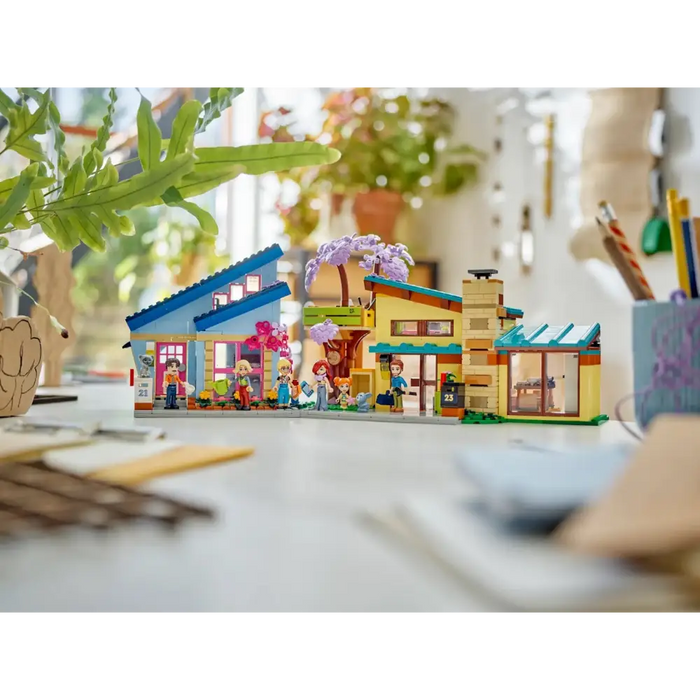 LEGO FRIENDS 42620 OLLY AND PAISLEY’S FAMILY HOUSES - LEGOKLO-LEG<<<Construction
