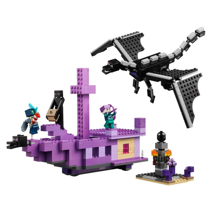 LEGO MINECRAFT 21264 The Ender Dragon and End Ship - LEGOKLO-LEG<<<Construction