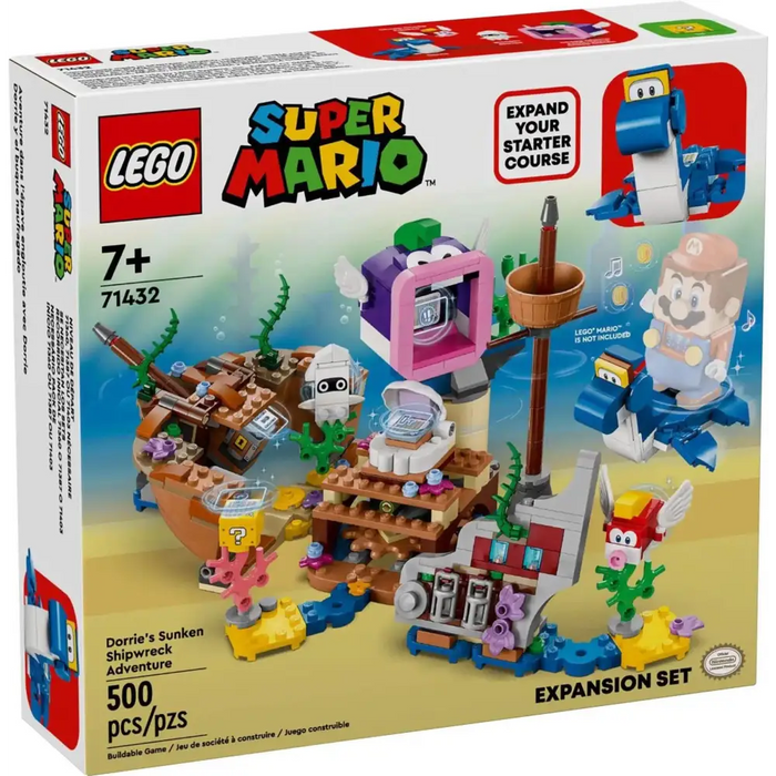 LEGO Super Mario - Dorrie’s Sunken Shipwreck Adventure Expansion Set - 71432 - Фигурки<<<Геймърска периферия<<<ValiAPI
