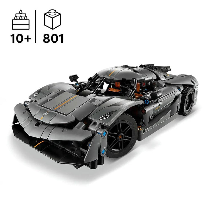 LEGO Technic - Koenigsegg Jesko Absolut Gray Hypercar, 42173