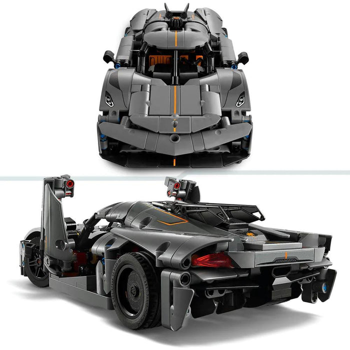 LEGO Technic - Koenigsegg Jesko Absolut Gray Hypercar, 42173
