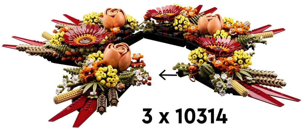 LEGO ICONS 10314 DRIED FLOWER CENTERPIECE
