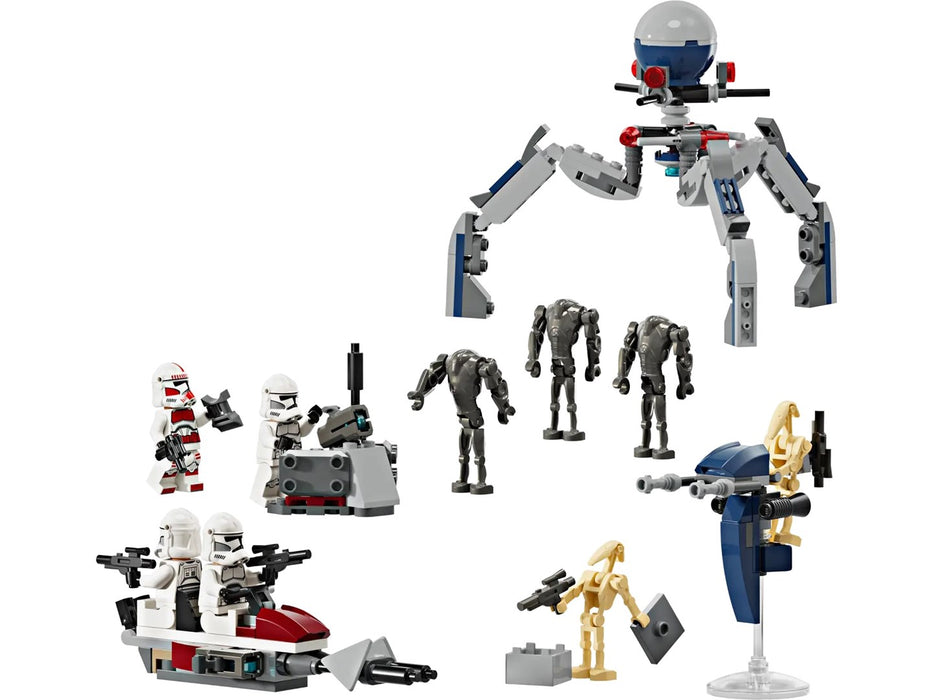 LEGO STAR WARS 75372 CLONE TROOPER & BATTLE DROID BATTLE PACK