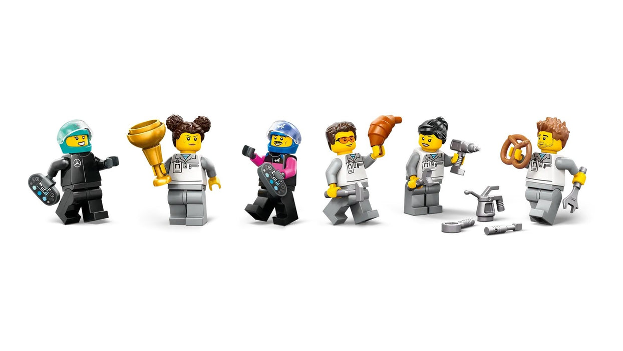 LEGO CITY 60444 F1 Garage & Mercedes-AMG & Alpine Cars