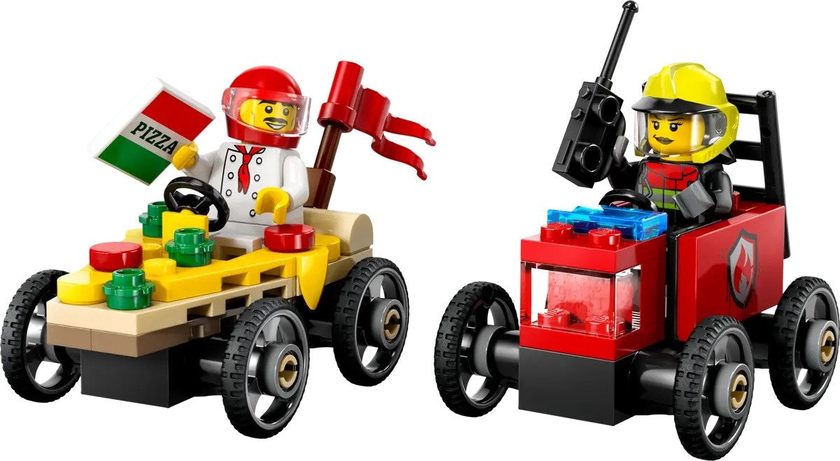 LEGO CITY 60458 Pizza vs. Fire Truck
