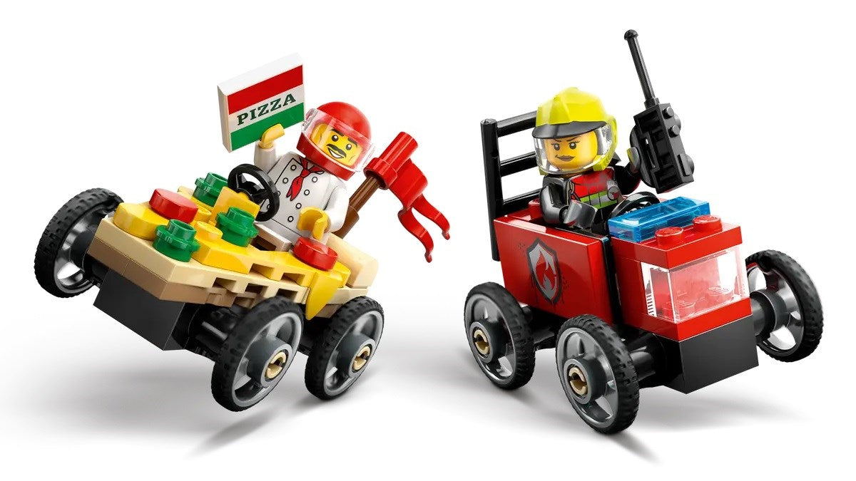 LEGO CITY 60458 Pizza vs. Fire Truck