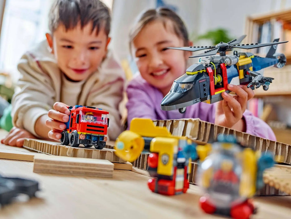 LEGO CITY 60462 Helicopter, Fire Truck and Submarine Remix