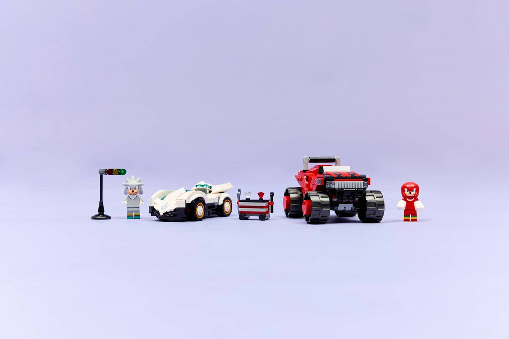 LEGO SONIC THE HEDGEHOG 77118 Silver's Car vs Knuckles' Monster Truck