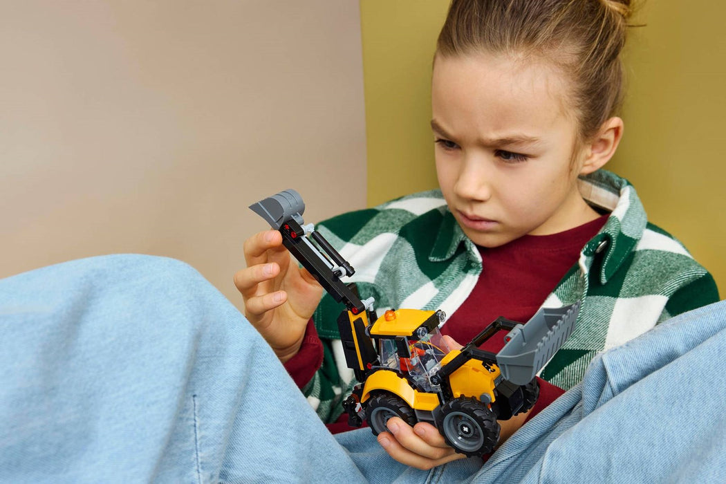 LEGO CITY 60480 Yellow Backhoe Loader