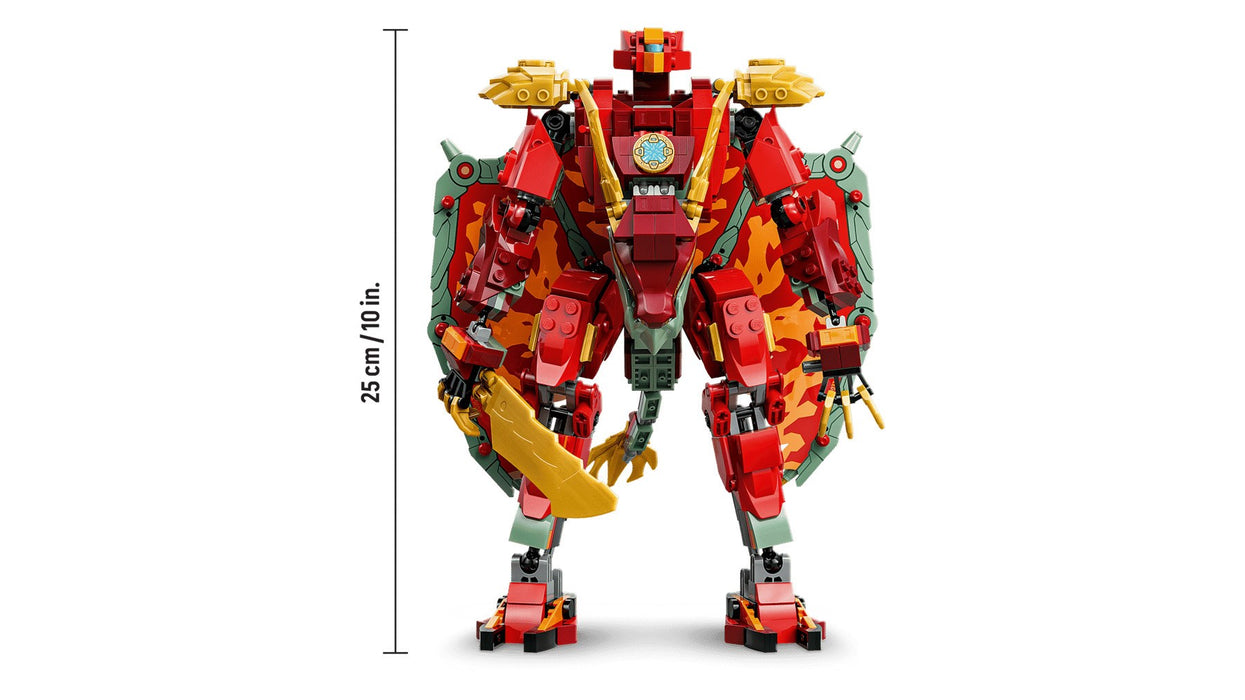 LEGO NINJAGO 71868 Wyldfyre's Transforming Dragon Mech