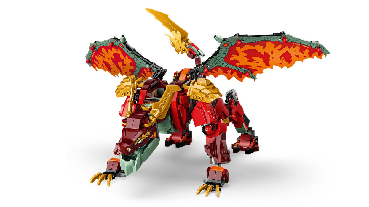 LEGO NINJAGO 71868 Wyldfyre's Transforming Dragon Mech