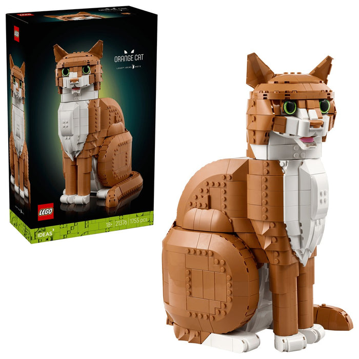 LEGO IDEAS 21376 Orange Cat