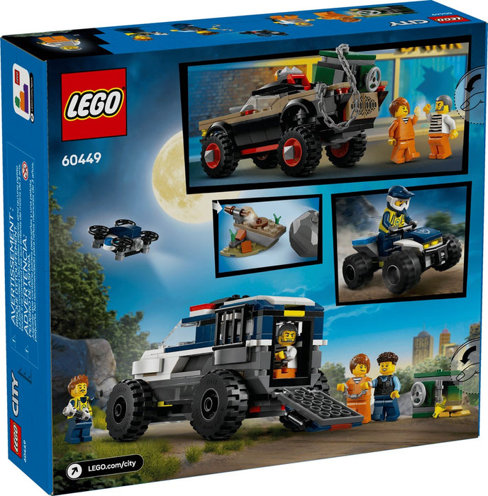 LEGO CITY 60449 Off-Road Police Car Chase