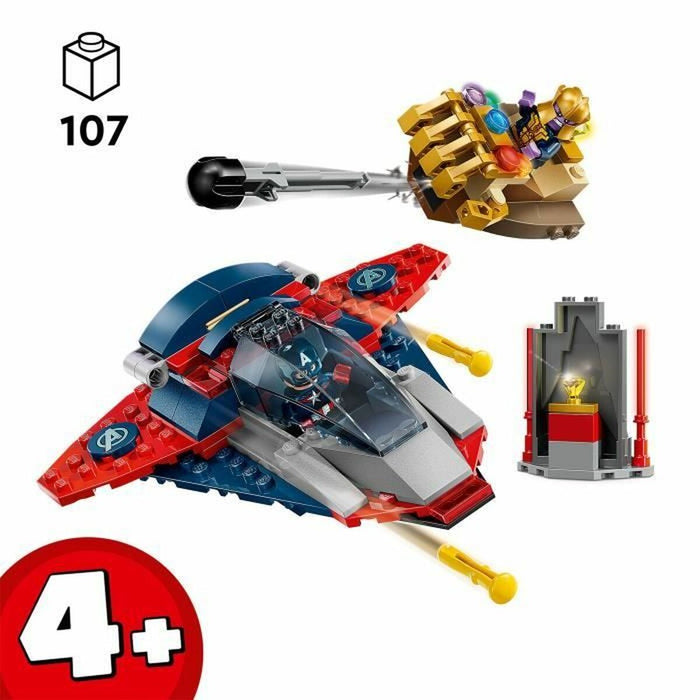 Construction set Lego 76319 Captain America VS Thanos 107 Pieces