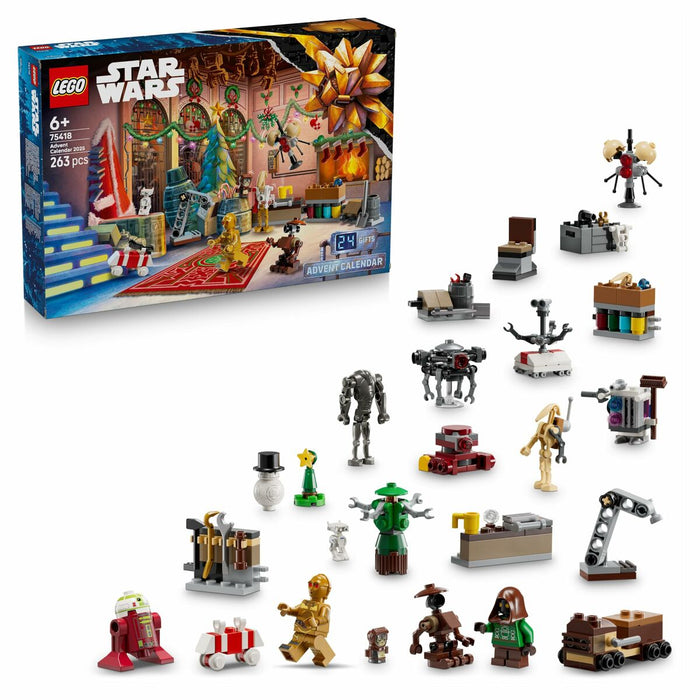 Construction set Lego 75418 Advent Calendar 2025 Star Wars 263 Pieces