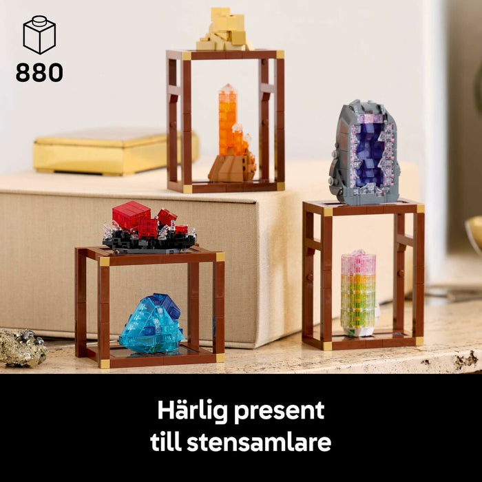 Building Blocks Game Lego Mineral 21362 880  Pieces