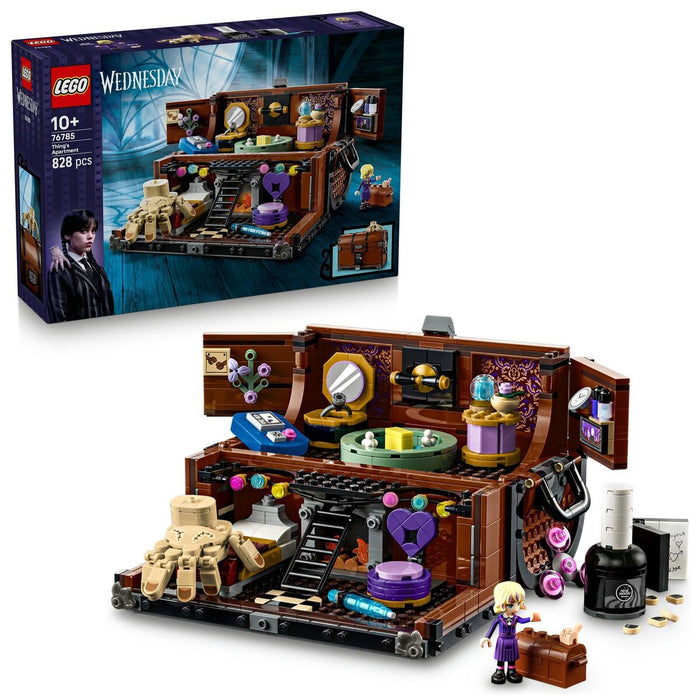 Construction set Lego Wednesday 76785 Thing's Apartment 828 Pieces