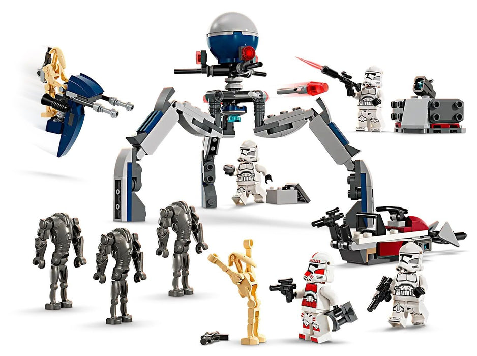 LEGO STAR WARS 75372 CLONE TROOPER & BATTLE DROID BATTLE PACK