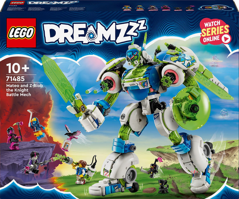 Construction set Lego DREAMZzz 71485 Mateo and Z-Blob, the Robot Knight 1333 Pieces