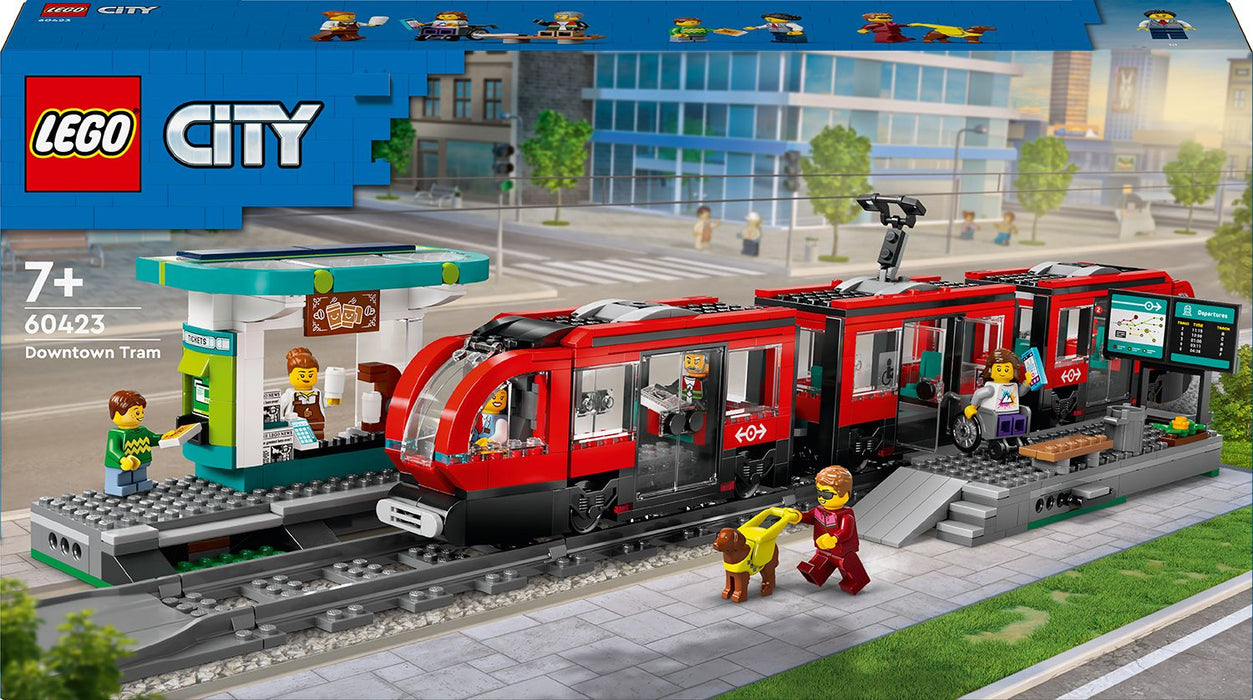 Construction set Lego 60423 Downtown Tram and Station Multicolour
