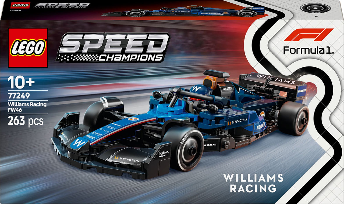 LEGO SPEED CHAMPIONS 77249 Williams Racing FW46 F1 Race Car