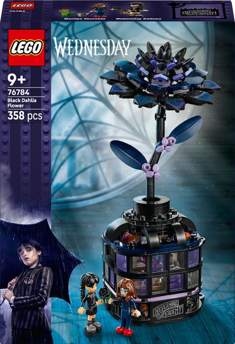 LEGO WEDNESDAY 76784 Black Dahlia Flower