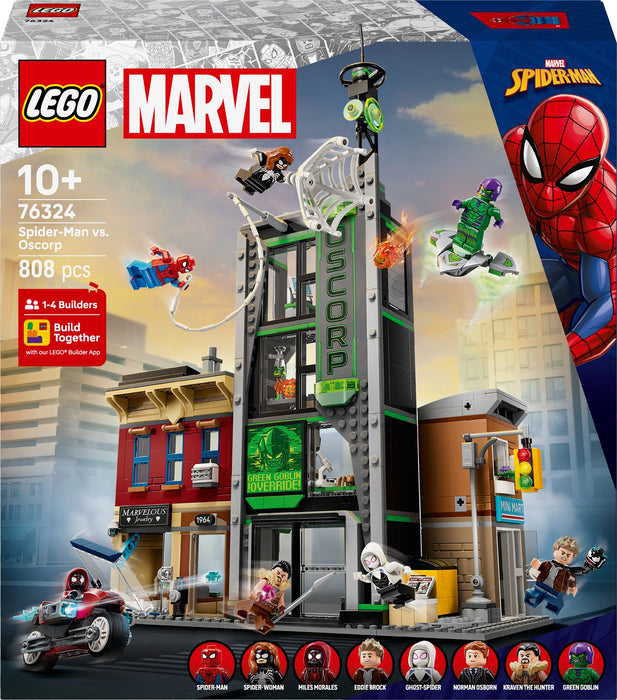 Construction set Lego 76324 Spider-Man VS Oscorp 808 Pieces
