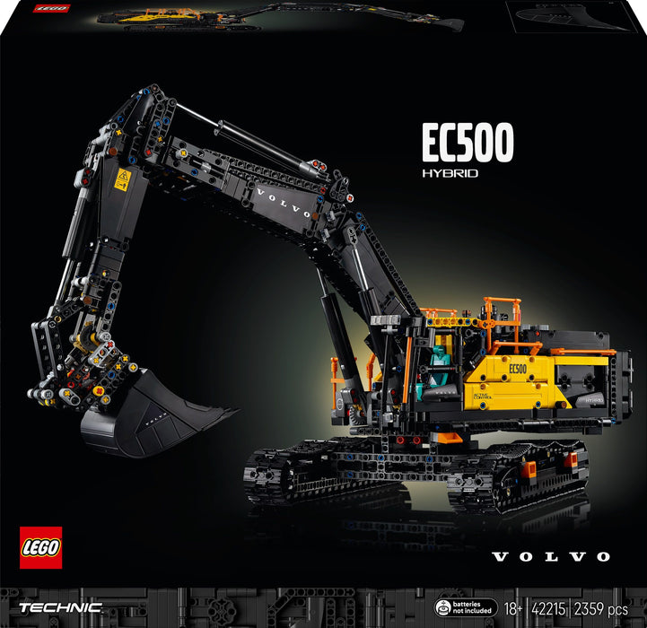 Construction set Lego 42215 Volvo EC500 Hybrid Excavator 2359 Pieces