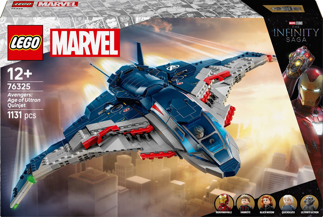 Construction set Lego 76325 Age of Ultron Quinjet 1131 Pieces