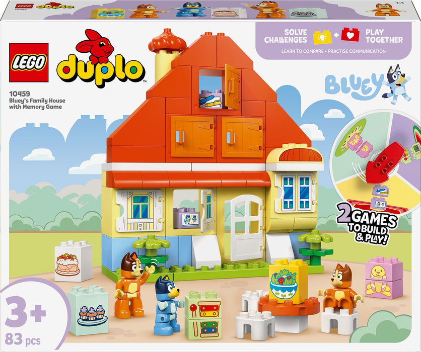 Construction set Lego DUPLO 10459 Bluey's Family House with Memory 83 Pieces