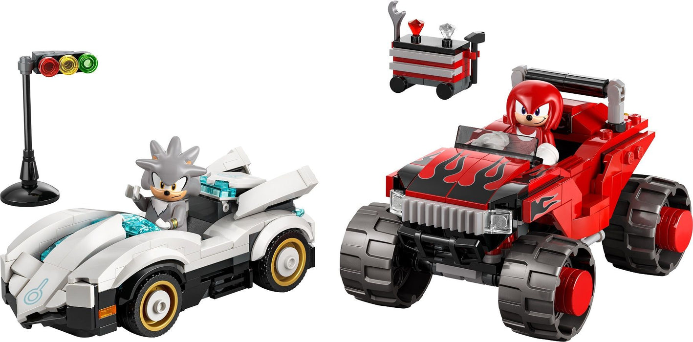 LEGO SONIC THE HEDGEHOG 77118 Silver's Car vs Knuckles' Monster Truck