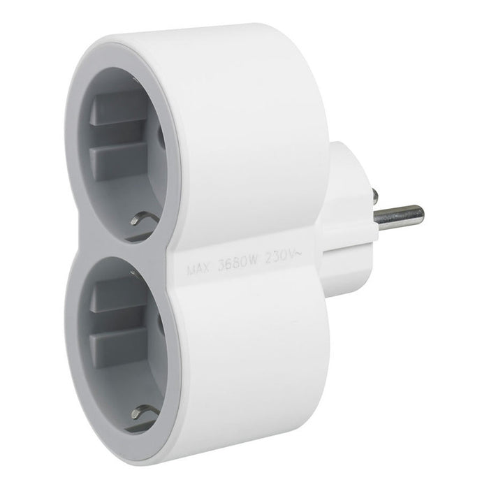ADAPTER 2 SOCKETS STRAIGHT LEGRAND 694516