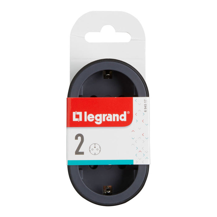 ADAPTER 2 SOCKETS STRAIGHT LEGRAND 694517