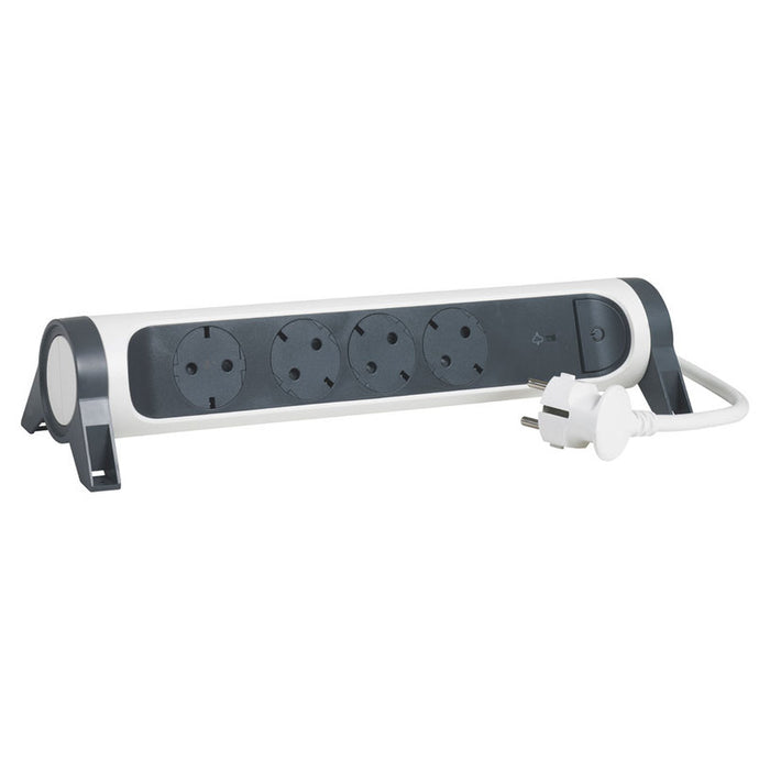 LEGRAND POWER SUPPLY 4 SOCKETS / 1.5M ROTATING 694507