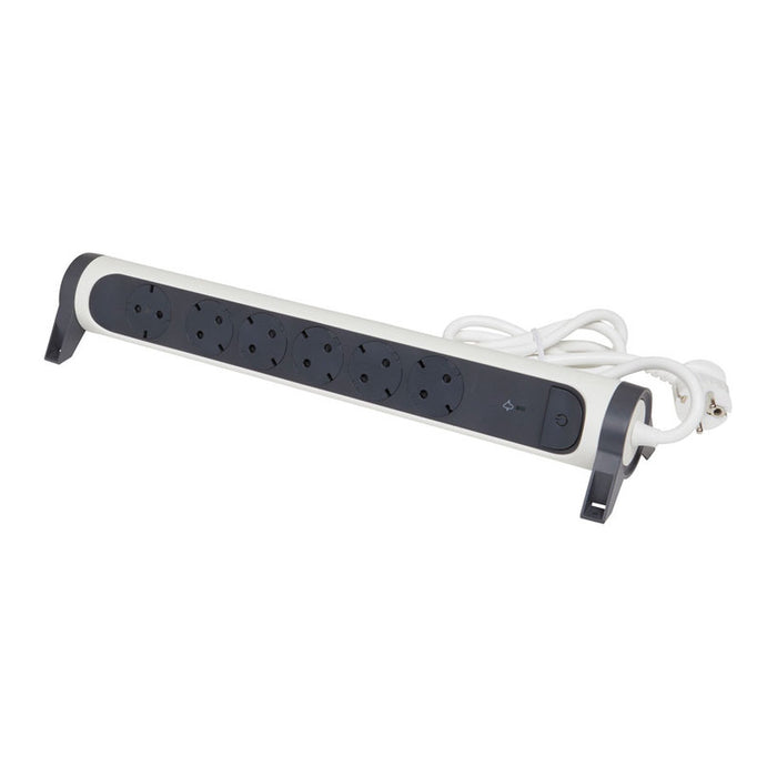 LEGRAND 6 SOCKET PROTECTION DISCONNECTOR / 1.5M ROTATING 694509