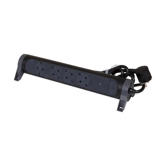 LEGRAND SPLITTER 4 SOCKETS/ 1.5M ROTATING 694511