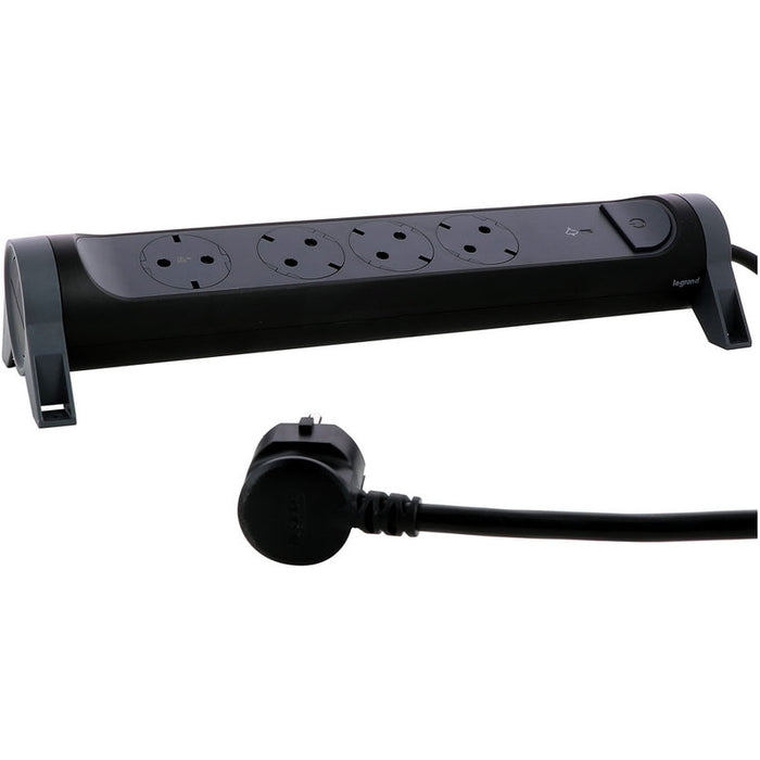 LEGRAND SPLITTER 4 SOCKETS/ 1.5M ROTATING 694511