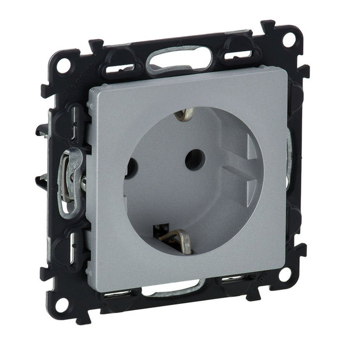 CONTACT WITH CHILD PROTECTION ALUMINUM LEGRAND VALENA LIFE