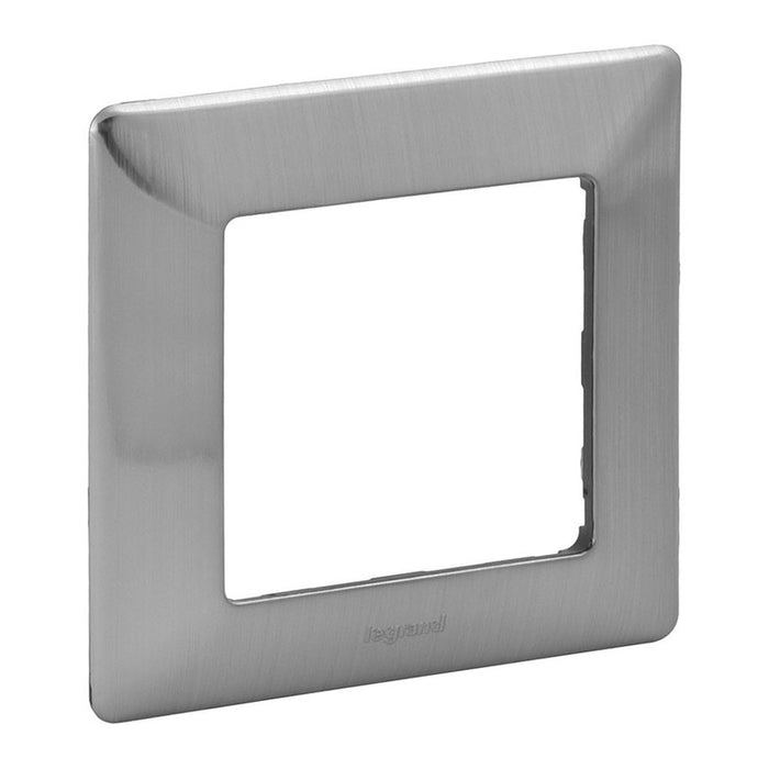 SINGLE FRAME STAINLESS STEEL LEGRAND VALENA LIFE
