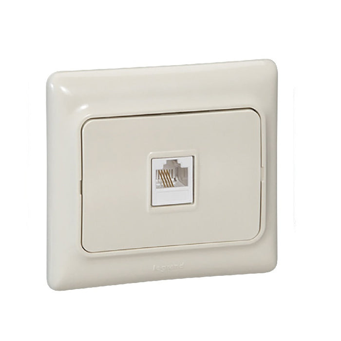 TELEPHONE SOCKET RJ11 782144 KAPTIKA LEGRAND - CREAM